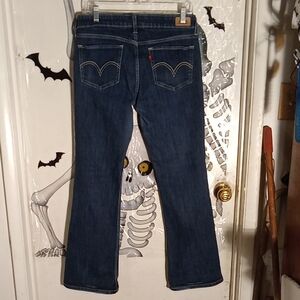 Women's Levi Jeans Good Condition Blue Super Low 518